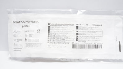 Smiths Medical H4003S Portex Pediatric Endotracheal Intubation Kit 3.5x4.8mm(x)